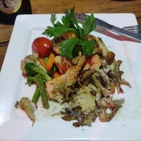 Mushroom Tofu steak. One of the best Tofu dishes I've ever had at Little Buddha in Kathmandu