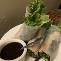 Fresh rolls  at LA Vegan in Los Angeles