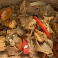 Drunken noodle (so good!)  at LA Vegan in Los Angeles