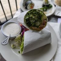 Chicken Wrap at LA Vegan in Los Angeles