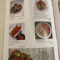 Vegan menu  at Fittie Sense in Kuala Lumpur