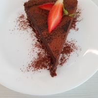 Friday vegan special. Chocolate, Avocado, date, oats and pecan pie at Fittie Sense in Kuala Lumpur