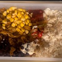 Vegan fajita at Atrameez Products in Amman