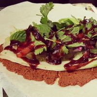 Vegan Cig Köfte Dürüm at Veganland in Bonn