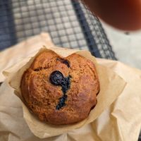 Vegan blueberry muffin at Jane The Bakery in San Francisco
