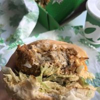 Chicken burger at Oowee Vegan - Baldwin in Bristol