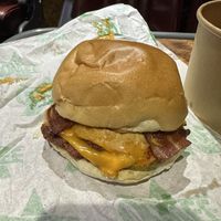 Double bacon burger  at Oowee Vegan - Baldwin in Bristol