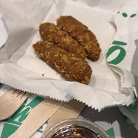 Chick’n Tenders with vegan hot honey   at Oowee Vegan - Baldwin in Bristol
