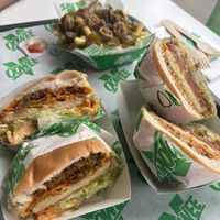 The Big Oovee, Flamin hot clicker, jalapeño cheese fries  at Oowee Vegan - Baldwin in Bristol