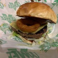 BBQ burger at Oowee Vegan - Baldwin in Bristol