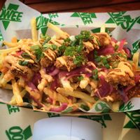 Heavenly shrimp basket  at Oowee Vegan - Baldwin in Bristol