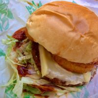 BBQ burger  at Oowee Vegan - Baldwin in Bristol