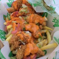 Dirty shrimp fries  at Oowee Vegan - Baldwin in Bristol