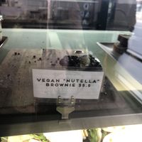 Vegan Nutella brownie at HBA - Red Square Cafe - G6 in Cambridge