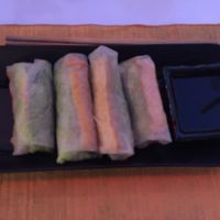 Rice paper rolls at Lanterns in Nha Trang