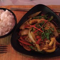 Lemongrass mushrooms  at Lanterns in Nha Trang