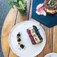 Peanut Butter Banana and Pumpkin Toasted loaf cake at Brunch and Cake By The Sea in Barcelona