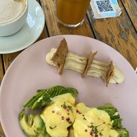 Egg Benedict 🥰 at Brunch and Cake By The Sea in Barcelona