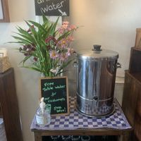 Free water  #Veganuary at Ganita Cafe in Pai