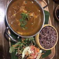 Curry with Tempeh just amazing   at Ganita Cafe in Pai