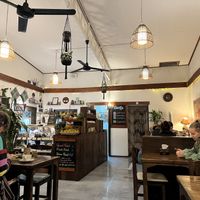 Inside seating  #Veganuary at Ganita Cafe in Pai