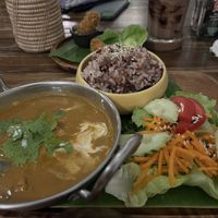 Tempeh tikka masala   at Ganita Cafe in Pai
