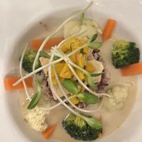 Coconut and lemon grass curry  at Ganita Cafe in Pai