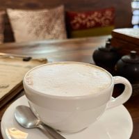 Latte w/ soy milk (55 THB)  at Ganita Cafe in Pai