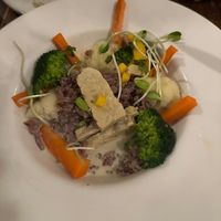 Coconut and lemongrass curry  at Ganita Cafe in Pai