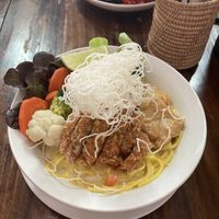 Khao soi  at Ganita Cafe in Pai