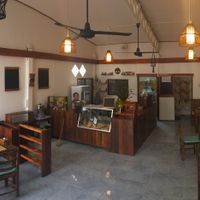 Impression of cafe inside (pre-opening) at Ganita Cafe in Pai