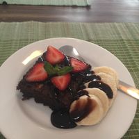 Brownie 🥰 at Ganita Cafe in Pai