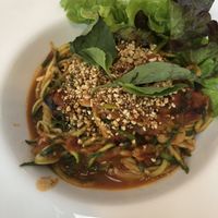 Zucchini pasta at Ganita Cafe in Pai