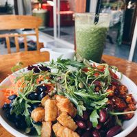 Buddha Bowl & Green Smoothies at Ganita Cafe in Pai