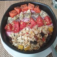 Smoothie bowl at Ganita Cafe in Pai