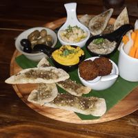 Wonderful mezze platter at Ganita Cafe in Pai