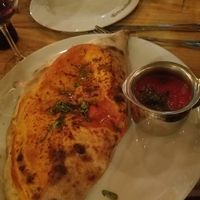 Vegan Calzone at Mister O1 - Brickell in Miami