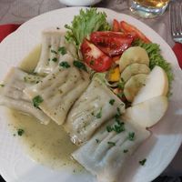 Gefüllte Maultaschen at Gasthof Zum Walfisch in Zwota