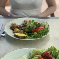 vegan main (Kartoffelpfanne) at Gasthof Zum Walfisch in Zwota