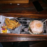 Aduki vegan burger at Cervario in Rosario