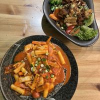 Ttboeki and udon noodles   at H2 - Be Veggie - VegUp in Berlin