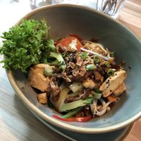 steamed udon noodels at H2 - Be Veggie - VegUp in Berlin