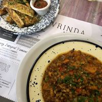 Incredible lentil stew. at Vrinda in Rosario