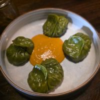 Vegan momo at Dancing Yak in San Francisco