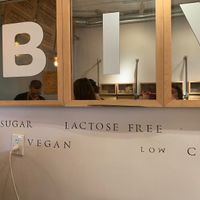 Great plant based ice cream store.  All vegan and gluten free at Bive in New York City