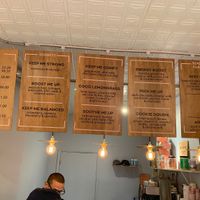 Here’s a partial menu at Bive in New York City
