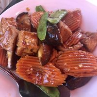 Home-style Tofu at Uncle Yu's at the Vineyard in Livermore