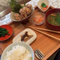 Soy meat set - vegan and allergy friendly at Siesta Cafe  in Oita