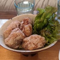 Vegan chicken karaage at Siesta Cafe  in Oita