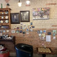 Interior wall  at Brick and Olive in North London